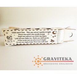 Krikšto mamai vyno dėžutė