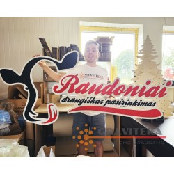 Didelių logotipų gamyba
