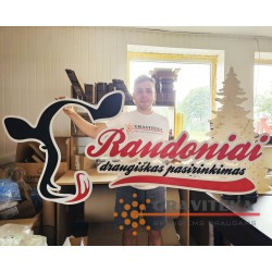 Didelių logotipų gamyba