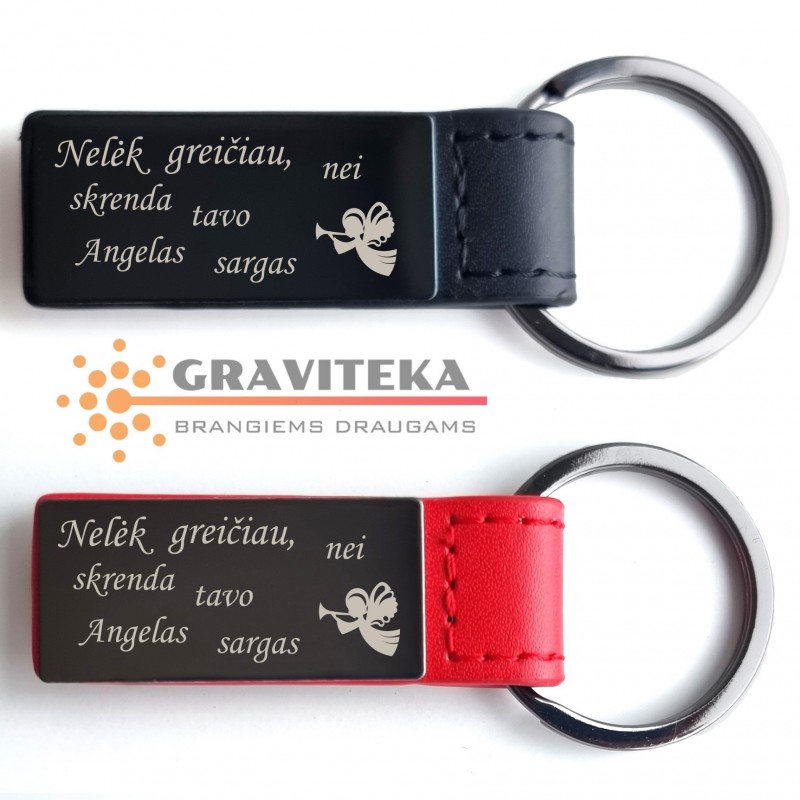 Raktų pakabukas - Nelėk greičiau