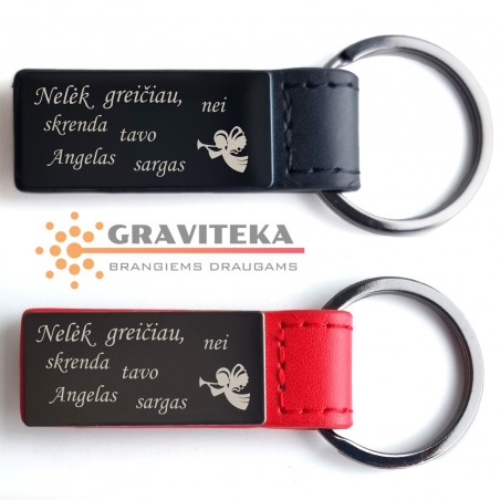 Raktų pakabukas - Nelėk greičiau