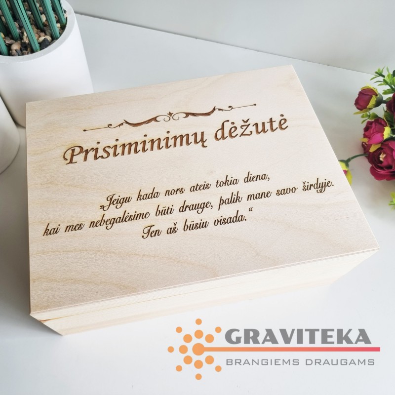 Prisiminimų dėžutė - Įvairių dydžių