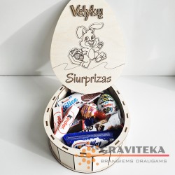 Velykų Siurprizas - Kiaušinio formos dėžutė