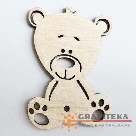 Meškiukas - Meškutis - Bear (8cm)