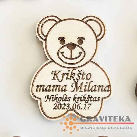Kriksto meškiukas su magnetu